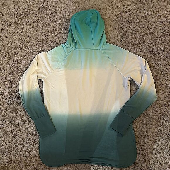 Te Verde Ombré Fleece Hooded Sweatshirt! - Picture 12 of 15